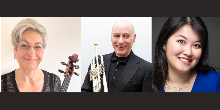 Three headshots from the Willamette River Trio