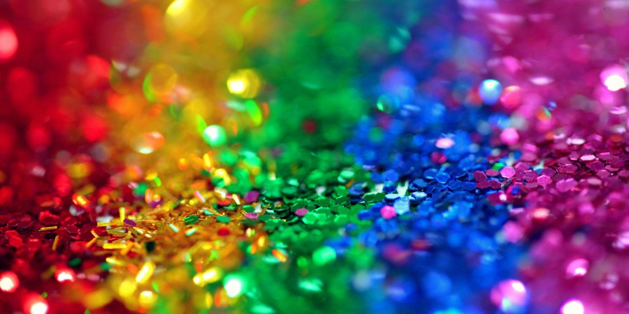 A rainbow of confetti-like sequins