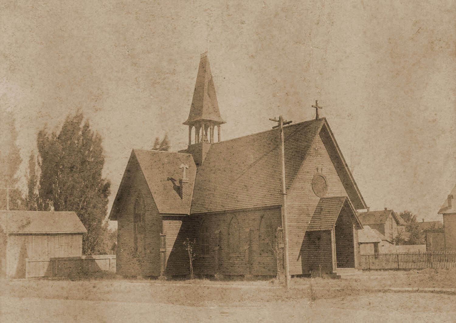 Clergy performing Eucharist at The Episcopal Church of the Good Samaritan.